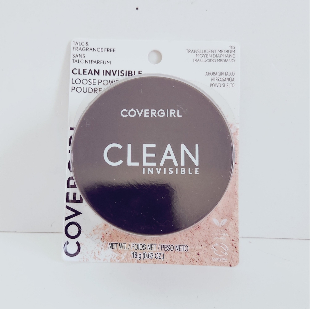 ⭐4/$15 CoverGirl Clean Invisible Loose Setting Powder Translucent Medium - Picture 8 of 11